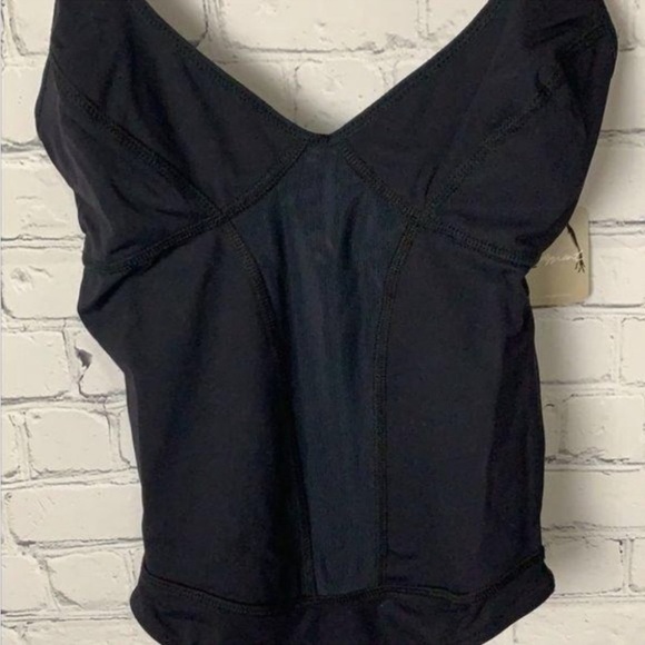 Free People Movement Heart of Gold Leotard Black Bodysuit Size XS Stretch - Picture 3 of 7